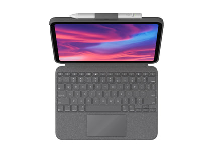 Logitech Combo Touch Qwerty Inglés Del Reino Unido Smart Connector Gris