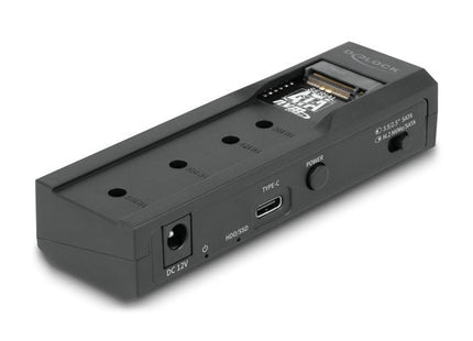 Delock 64253 Convertidor Usb Type-C Para 1 X Ssd M.2 O 1 X Sata Ssd / Hdd