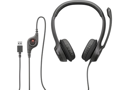 EAN 5099206030015 - Logitech 981-000406 auricular y casco Auriculares Alámbrico Diadema Oficina/Centro de llamadas USB tipo A imagen 2