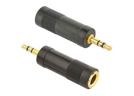 Adaptador Gembird Audio 6.35mm Hembra A 3.5mm Macho
