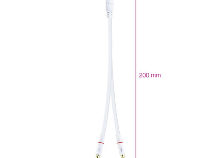 EAN 8433281009875 - Nanocable 10.24.1203 cable de audio 0,2 m 2 x 3.5mm 3,5mm imagen 3