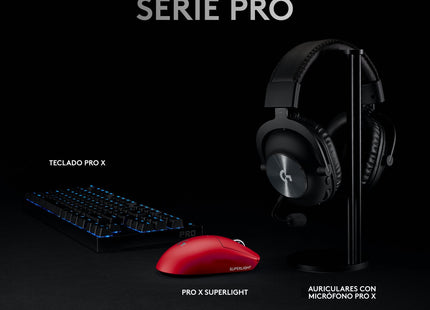 Mouse Logitech G Pro Superlight Wl Rojo