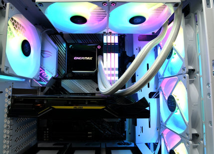 EAN 4713157726100 - Enermax UCHF12PARGB-W-BP3 sistema de refrigeración para ordenador Ventilador 12 cm Blanco 3 pieza(s) imagen 2