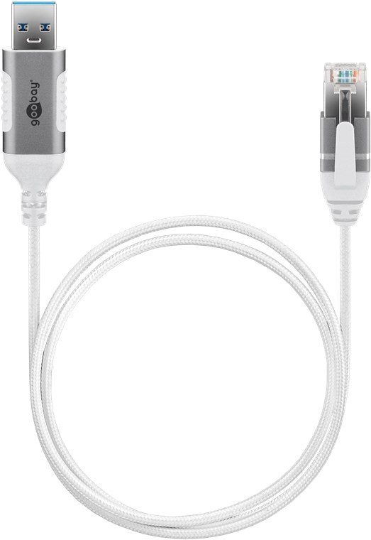 Goobay Ethernet-Adaptador Cable Usb-A 3.2 Gen1 > Rj-45, Slim 74377