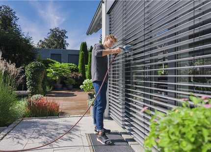 Gardena Cepillo Para Persianas Cleansystem, Cepillo De Lavado Gris/Turquesa, Cabezal Giratorio 90° Por Ambos Lados 18850-20