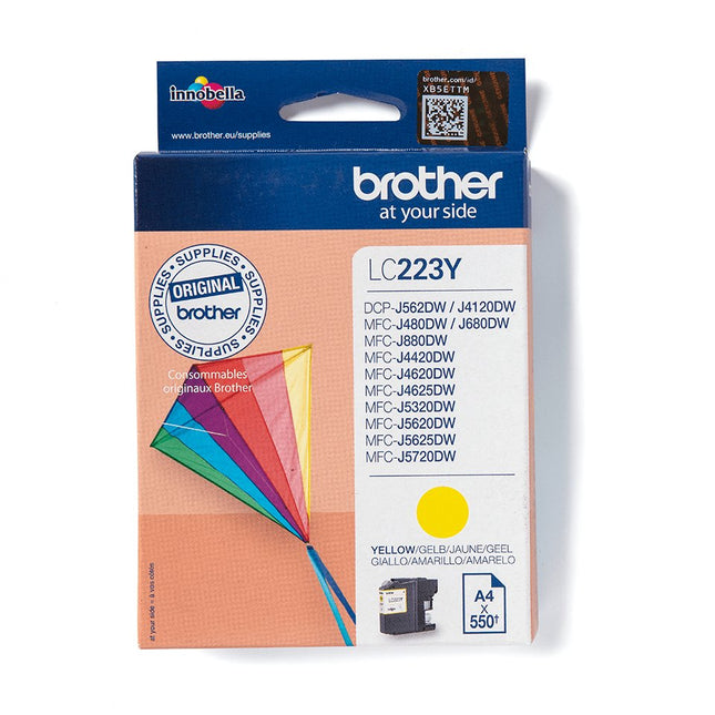 EAN 4977766735926 - Brother LC223Y cartucho de tinta 1 pieza(s) Original Amarillo imagen 1