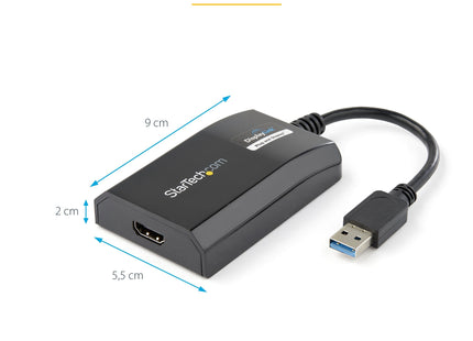 EAN 0065030857505 - StarTech.com USB32HDPRO Adaptador gráfico USB 1920 x 1200 Pixeles Negro imagen 10