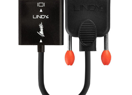 Lindy 38189 Adaptador Dvi-D Vga (D-Sub) Negro 0,10m