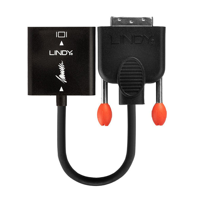 Lindy 38189 Adaptador Dvi-D Vga (D-Sub) Negro 0,10m