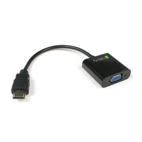EAN 8057685301658 - Techly IDATA-HDMI-VGA2 adaptador de cable de vídeo VGA (D-Sub) Negro imagen 1