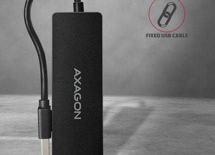 EAN 8595247904362 - Axagon HUE-G1A hub de interfaz USB 3.2 Gen 1 (3.1 Gen 1) Type-A 5000 Mbit/s Negro imagen 6