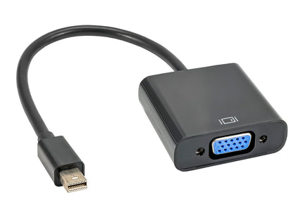 Adaptador Akyga Ak-Ad-39 (Mini Displayport M - D-Sub (Vga) F; 0,15 M; Black Color)