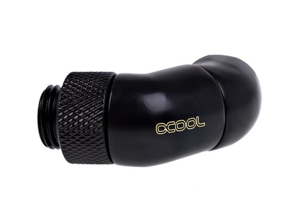 Alphacool Racor 45º Eiszapfen Angled Double Black