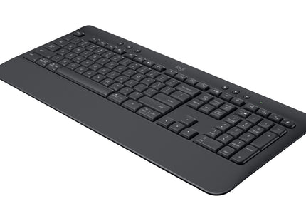 Teclado Ingles Logitech Signature K650 Bluetooth Qwerty Internacional De Ee.Uu. Grafito