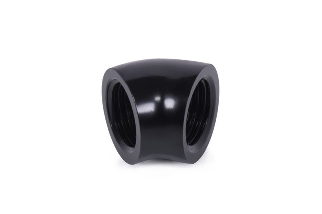 Alphacool Eiszapfen Conector L 45° G1/4 Hembra A G1/4 Hembra - Negro, Conexión Negro 17592