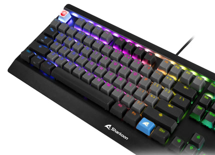 Teclas (Aleman) Sharkoon Skiller Sac20, 4044951037438