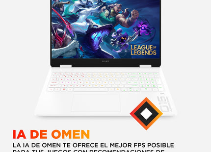 Portátil Gaming  Hp Omen 16 Am0042ns 16 " Core 7 240h 32gb  Ssd 1tb Nvidia Gforce Rtx5070 Freedos Blanco Ceramica