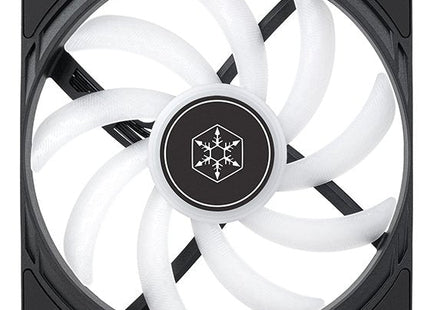 Ventilador  Silverstone Air Slimmer 140 Argb, Negro