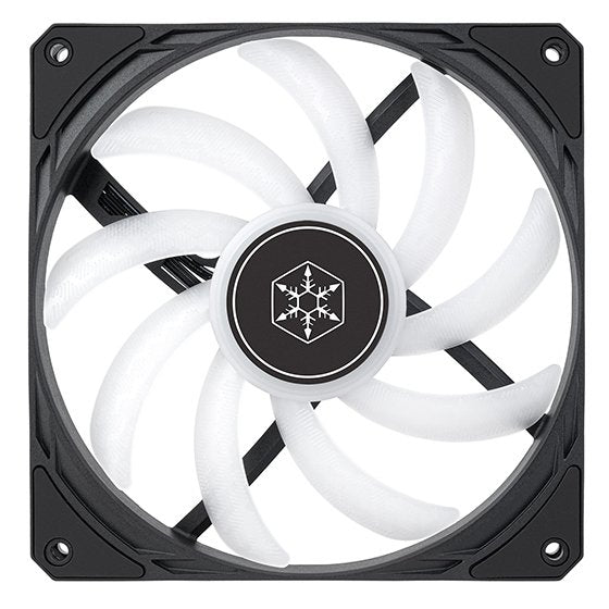 Ventilador  Silverstone Air Slimmer 140 Argb, Negro