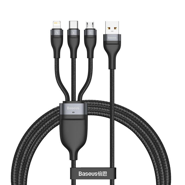 Cable Usb Baseus Serie Flash 3 En 1 Usb-C / Micro Usb