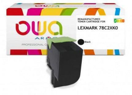 Owa Toner Compatible Lexmark 78c2xk0 Negro