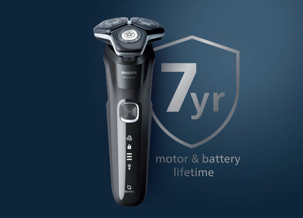 EAN 8720689008600 - Philips SHAVER Series 5000 S5886/38 afeitadora Máquina de afeitar de rotación Recortadora Negro, Marrón imagen 3