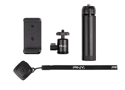 Pny P-T-Btri001k-Rb Tripode Smartphone/Cámara De Acción 3 Pata(S) Negro
