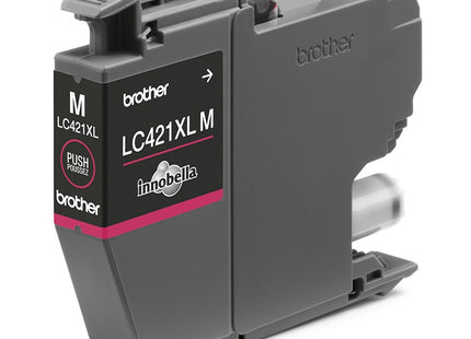 Tinta Original Brother Lc-421xlm Lc421xlm Alta Capacidad Magenta