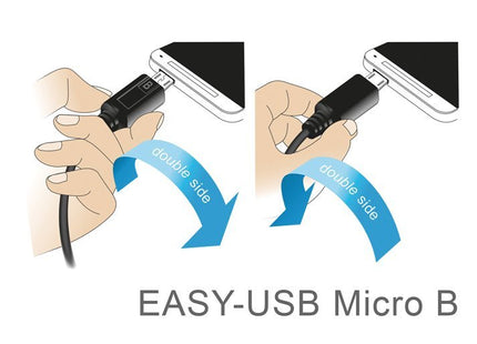 Delock Cable Easy-Usb 2.0 Typ-A Macho > Easy-Usb 2.0 Typ M