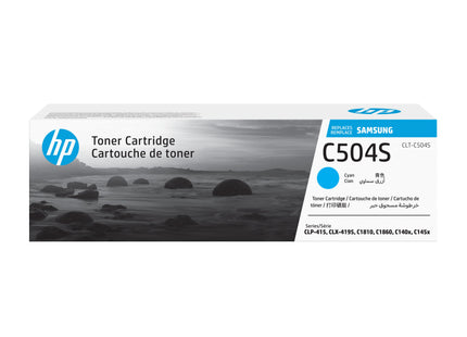 EAN 0191628444625 - Samsung CLT-C504S Cyan Original Toner Cartridge cartucho de tóner 1 pieza(s) imagen 1