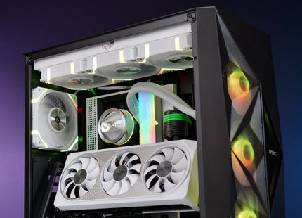 Ventilador  Valkyrie X12r Argb 120, De Caja Blanco Vk-Fanx12rw