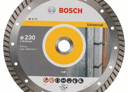 Bosch Disco De Corte De Diamante Estándar Para Universal Turbo, Ø 230mm 2608602397