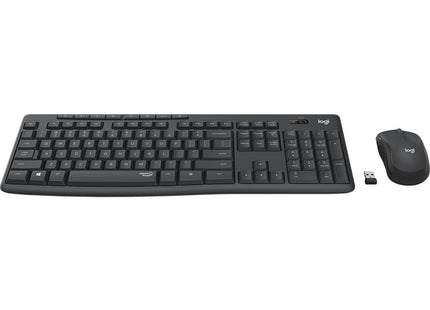 Teclado Portugués Logitech Mk295 Silent Wireless Combo Ratón Incluido Rf Inalámbrico Grafito