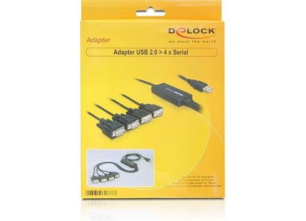 EAN 4043619618873 - DeLOCK 61887 cable de serie Negro 1,4 m USB tipo A DB-9 imagen 1