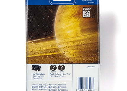 EAN 5014047561238 - Brother LC1100BKBP2 cartucho de tinta 2 pieza(s) Original Negro imagen 1