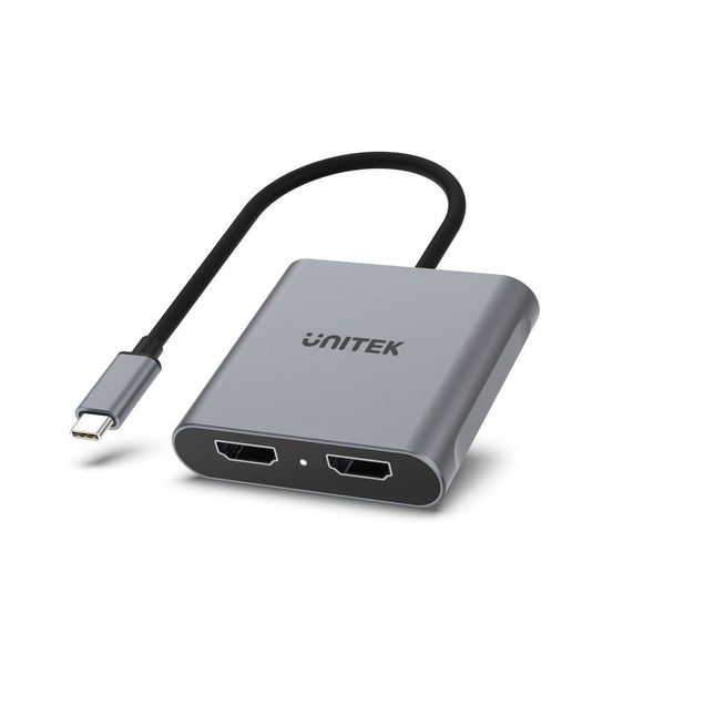 EAN 4894160044945 - UNITEK V1404B adaptador de cable de vídeo 0,15 m USB Tipo C 2 x HDMI Gris imagen 1