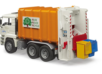 Bruder Man Tga Camión De Basura Con Carga Trasera 2772