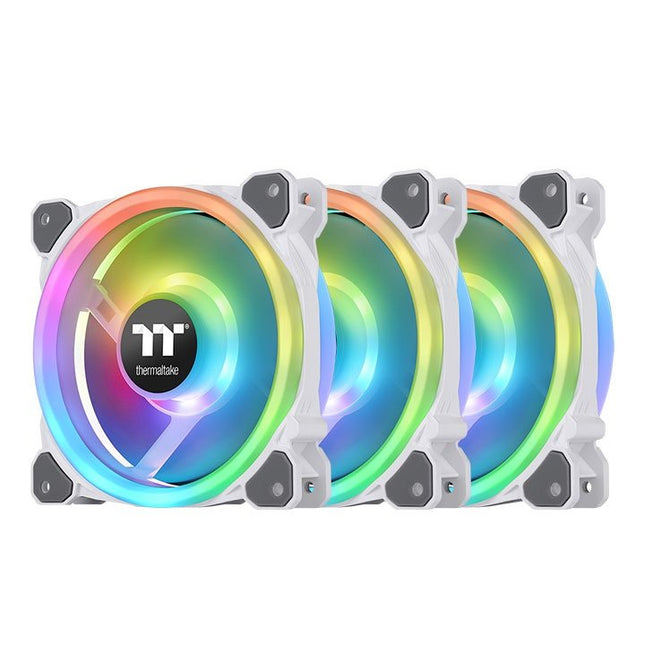 Ventilador Thermaltake Riing Trio 12 Rgb Radiator White Tt Premium Edition  Cl-F126-Pl12sw-A