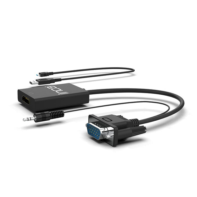 Inca Adaptador Ivth-02 Vga + Usb-A + Audio > Hdmi 0.2m Retail