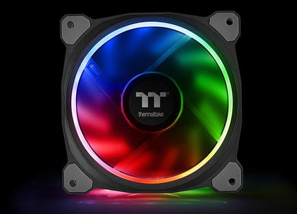 Thermaltake Riing Plus 12 Rgb Kit 3x Ventilador + 3x Lumi Cl-F076-Pl12sw-A