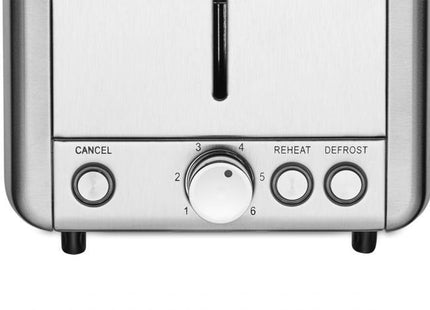 Tostadora Solis Toaster Steel 6 2 Rebanada(S) 925 W Acero Inoxidable