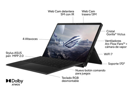 Portátil Gaming Asus Rog Flow Z13 Gz302ea-Ru008w 32gb 1tb 13" W11h  90nr0jy1-M000m0