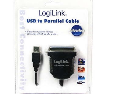 Logilink Adaptador Usb Macho / Paralelo Macho