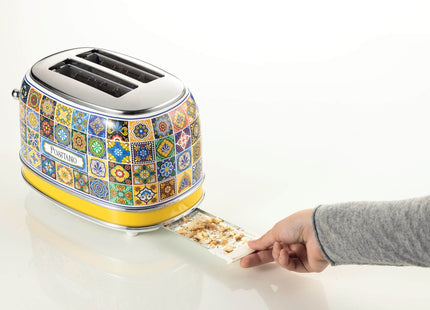 Tostadora Ariete 0155/0p 6 2 Rebanada(S) 815 W Multicolor, Amarillo