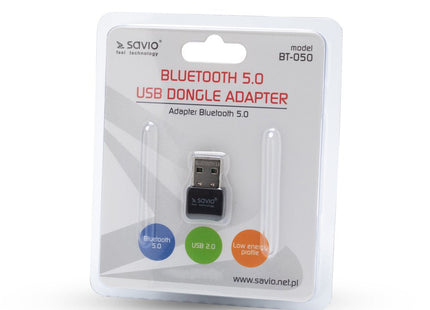 EAN 5901986046226 - Savio BT-050 interface cards/adapter Bluetooth tarjeta y adaptador de interfaz Bluetooth, USB 2.0 imagen 5