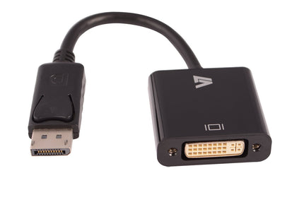 EAN 0662919069600 - V7 CBLDPDVI-1E adaptador de cable de vídeo 0,2 m 1x 20-pin DisplayPort 1x (24+5)-pin DVI Negro imagen 1