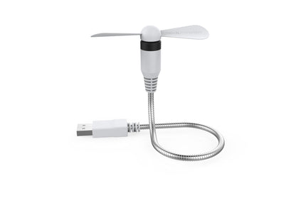 Mini Ventilador Usb Ventilador Realpower Blanco (Usb Flexible)