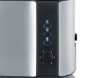 Tostadora Severin At 2590 2 Rebanada(S) 1400 W Negro, Plata