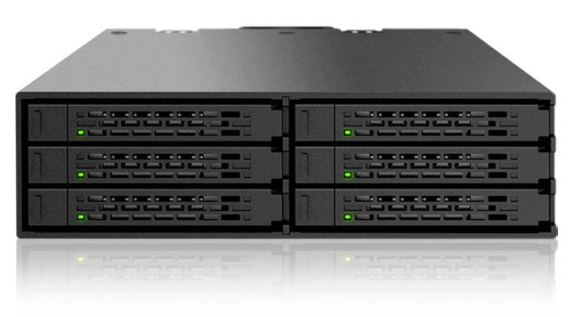 Icy Dock Mb996sp-6sb Panel Bahía Disco Duro Negro