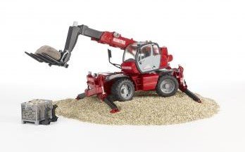 Bruder Telescopica Manitou Mrt 2150 Con Accesorios - Escala 1:16 02129